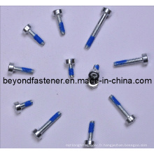 Hex Head Machine Screw Torx Drive avec Nylok Knurl Head